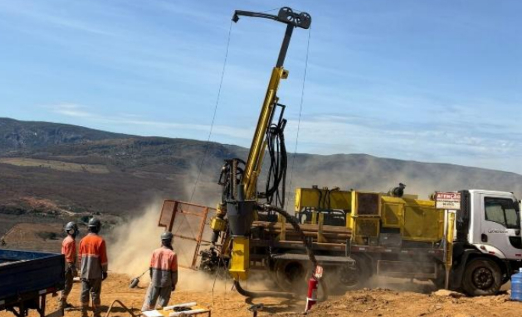 Sondagem no projeto Igrejinha lítio césio