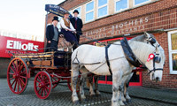 Elliotts celebrate 175 years in business by delivering with horse and cart