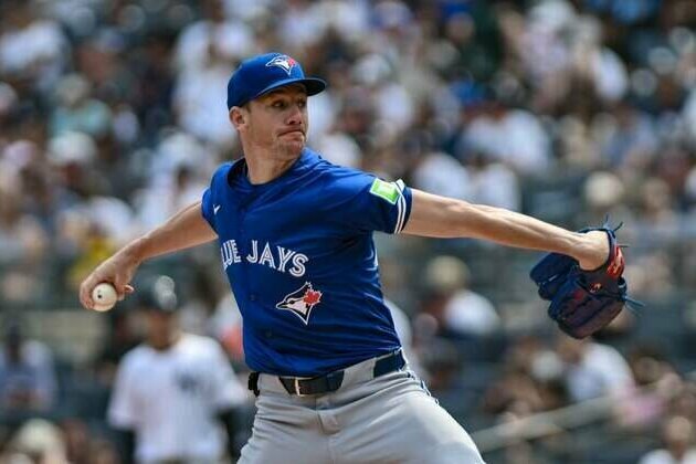 Blue Jays place RHP Chris Bassitt (back) on 15-day injured list