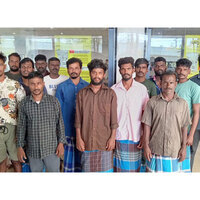 14 Indian fishermen head home after being repatriated from Sri Lanka