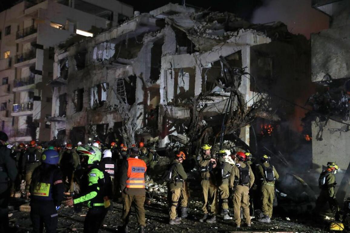 Mideast in Pictures: Iran's answer to U.S.-Israeli strikes