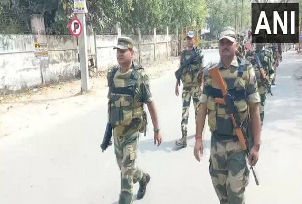 Punjab Police, Rapid Action Force conduct flag march amid crackdown on Amritpal Singh