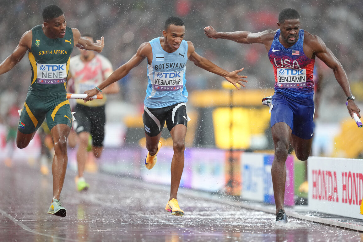 (SP)JAPAN-TOKYO-ATHLETICS-WORLD ATHLETICS CHAMPIONSHIPS-MEN'S 4x400M RELAY-FINAL