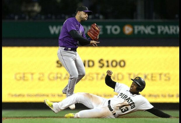 Ke'Bryan Hayes has RBI, scores winning run as Pirates top Rockies