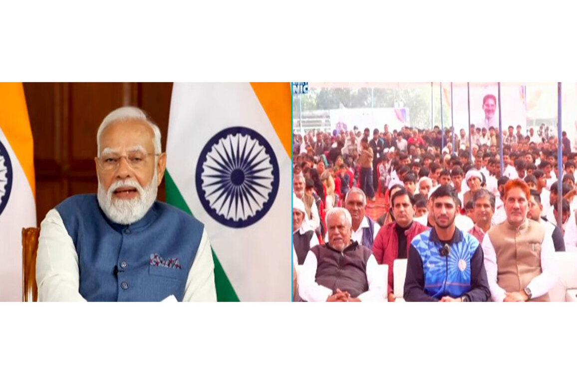 PM Modi interacts with youth at Sansad Khel Mahotsav, encourages them to pursue sports