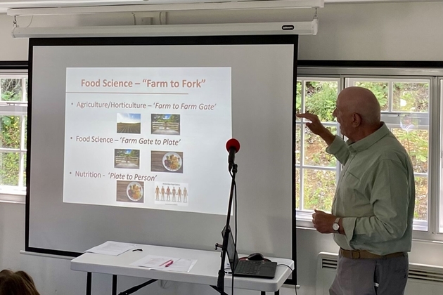 Proctor, Emeritus Professor in Food Science, Gives ISFT Presentation In United Kingdom