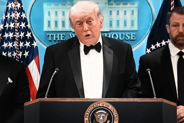 U.S.-WASHINGTON, D.C.-TRUMP-SHOOTING-PRESS CONFERENCE