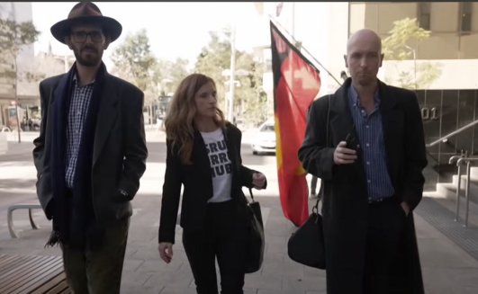 Gerard Mazza,Tahlia Stolarski and Jesse Noakes Credit: ABC Four Corners