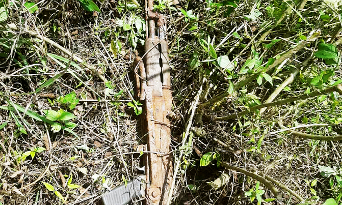 Ak47 rifle recovered in Rukungiri Ak47 rifle recovered in Rukungiri