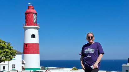 Fundraiser to visit 50 lighthouses in husband's memory