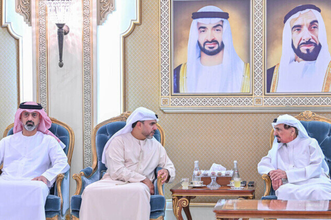 Ajman Ruler, Crown Prince receive Minister of Justice, Ramadan well-wishers