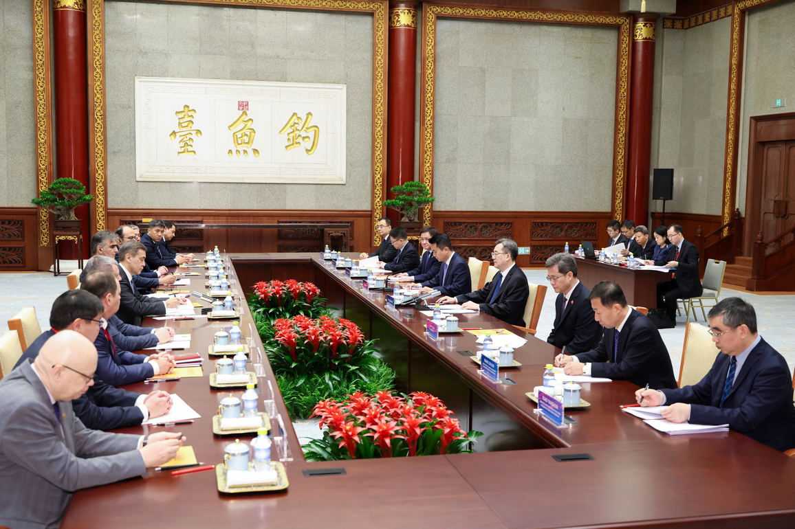 CHINA-BEIJING-DING XUEXIANG-SCO-MEMBER STATES-FINANCE MINISTERS-CENTRAL BANK CHIEFS-MEETING (CN)
