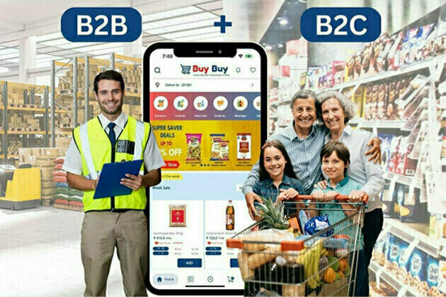 BuyBuyCart - Tech ecommerce startup that caters to B2C and B2B in a single app