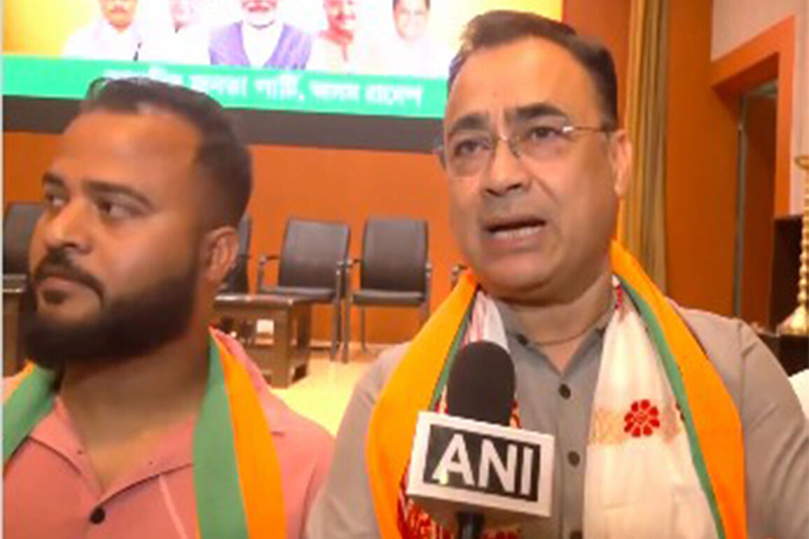"Difficult to work for society while staying in Congress," says Navajyoti Talukdar after joining BJP