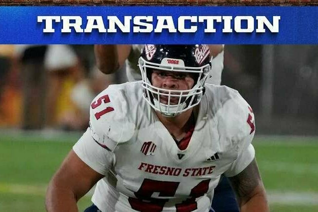 Colts sign C Mose Vavao, waive DT Joe Evans