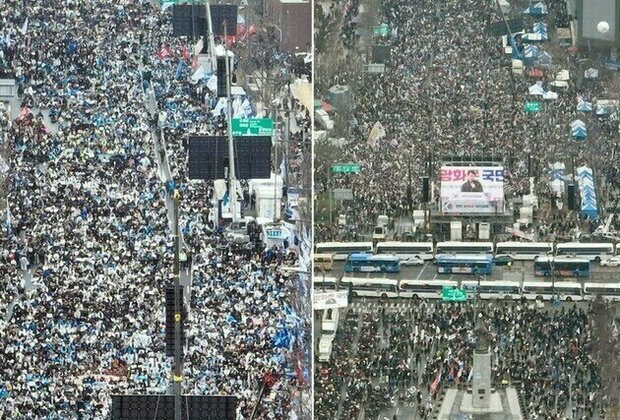 Massive Rallies Held in Seoul One Day after Yoon's Release