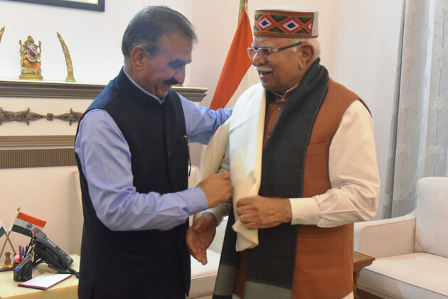 HP CM meets Union Minister Manohar Lal Khattar; seeks special relaxation for hill states