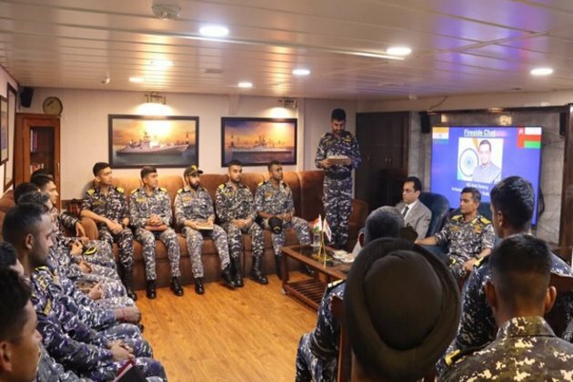 Indian Ambassador to Oman Amit Narang visits INS Talwar on port call at Muscat