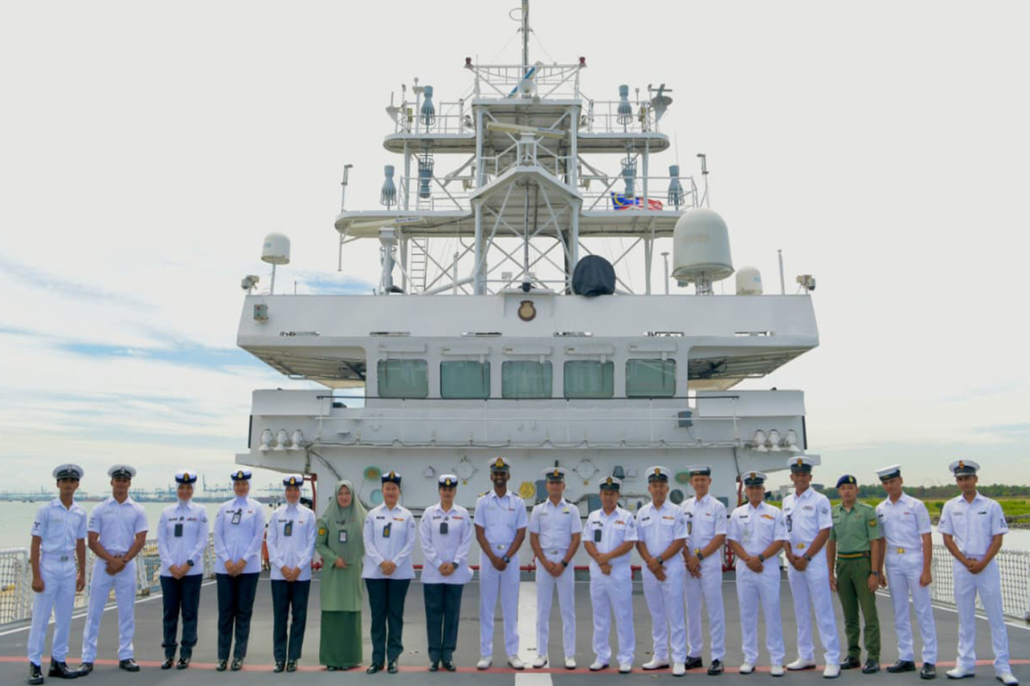 INS Sagardhwani departs Port Klang, Malaysia