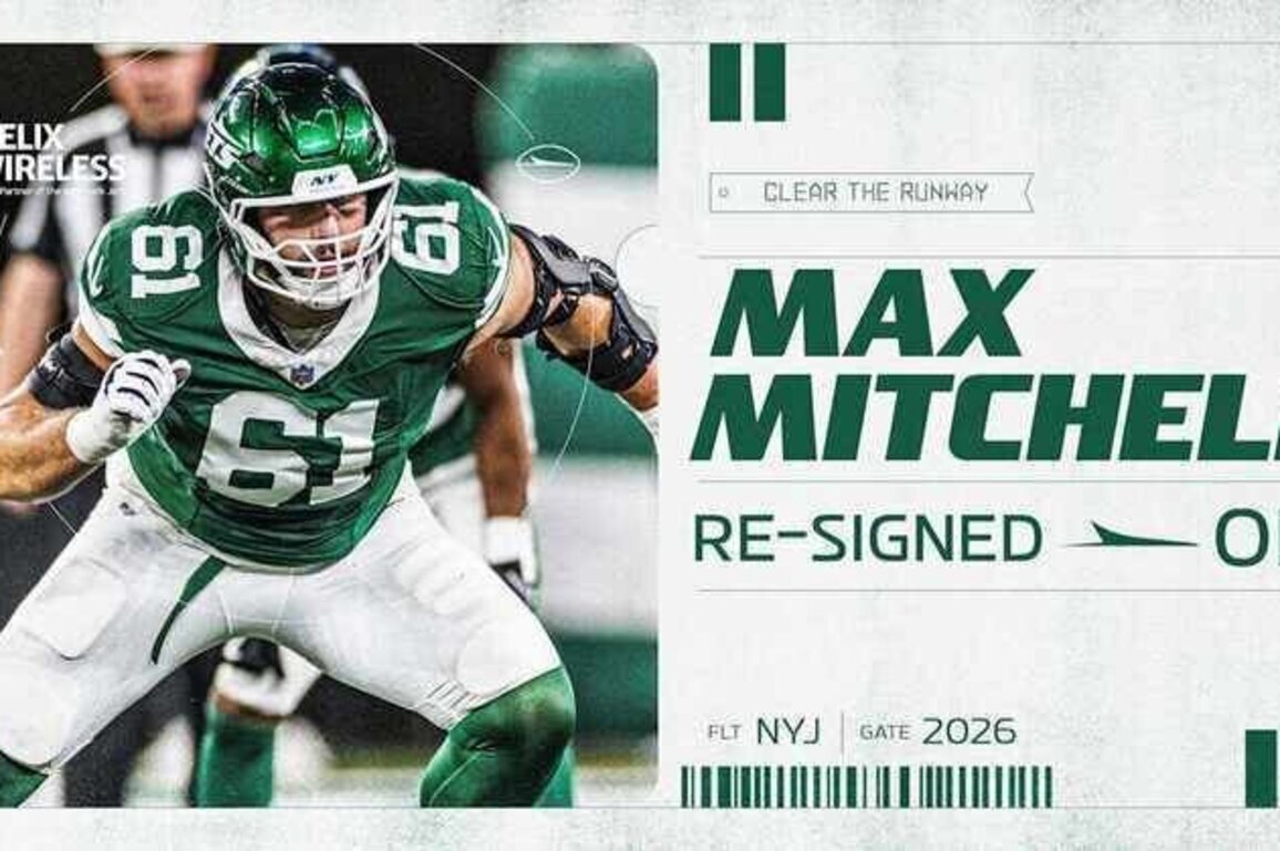 Veteran OL Max Mitchell Re-Signs with the Jets