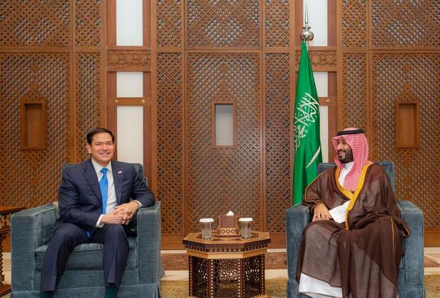 Saudi crown prince meets with Marco Rubio ahead of U.S.-Ukraine talks