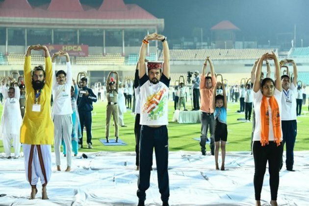 Sports Minister leads Yog Mahotsav celebrations in New Delhi, Dharamshala