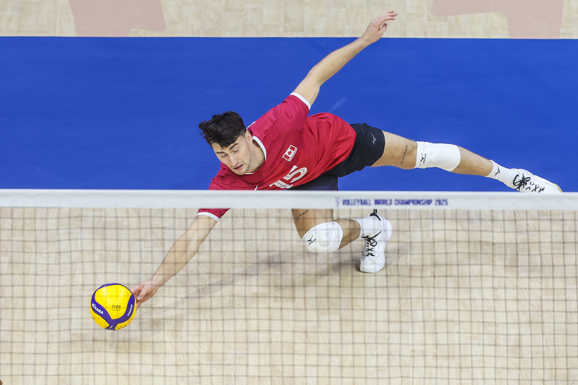 (SP)THE PHILIPPINES-QUEZON CITY-VOLLEYBALL-FIVB MEN'S WORLD CHAMPIONSHIP 2025-CAN VS LBA