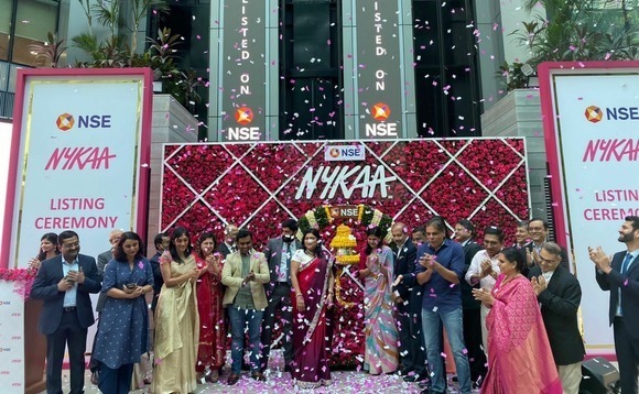 India's Nykaa trades up after $719m IPO