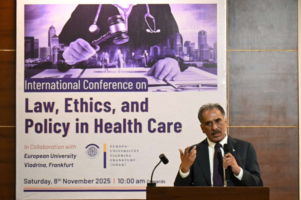 Global Dialogue on Law, Ethics, and Healthcare Policymaking Held at Navrachana University