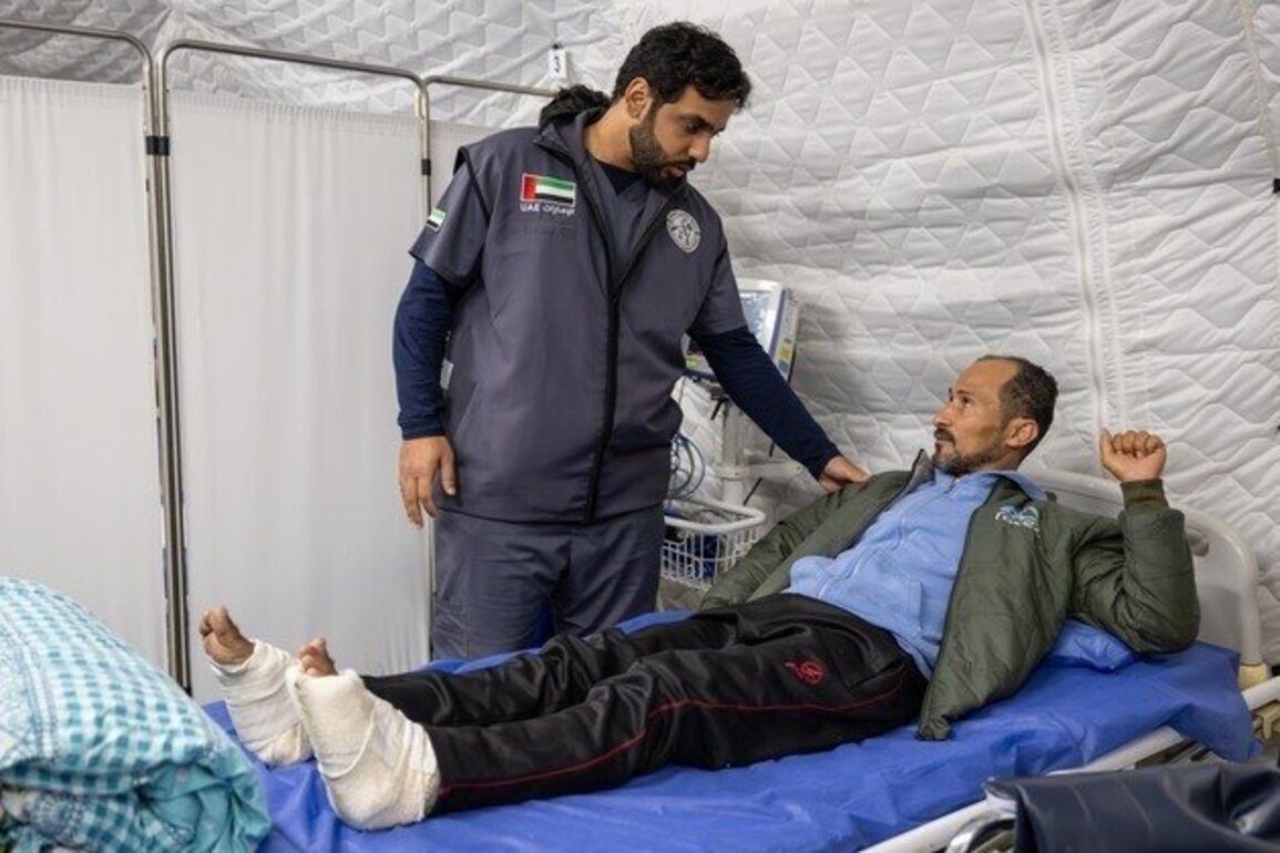 UAE Floating Hospital in Al Arish continues providing healthcare to Palestinian patients under 'Operation Chivalrous Knight 3'