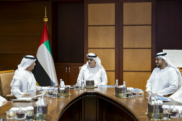 Hazza bin Zayed receives ACTVET delegation, reviews centre's initiatives in Al Ain Region