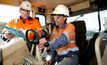 More women are entering mining trades in Queensland.