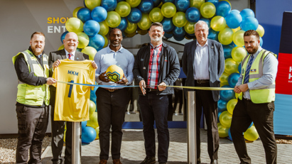 Football celebrities officially open MKM Aldershot