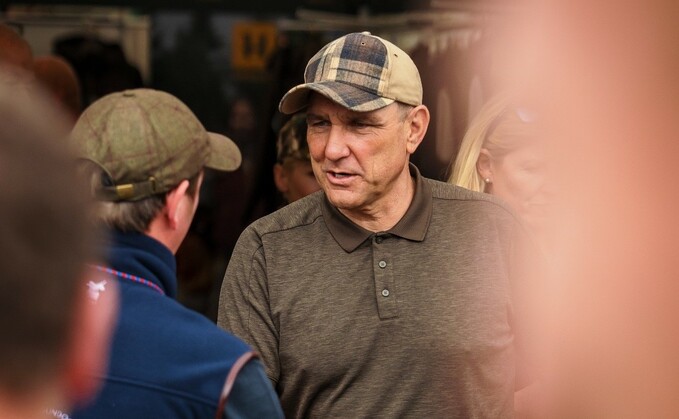 Vinnie Jones showed his support for the British countryside at Ragley Hall in Warwickshire recently (The Game Fair)
