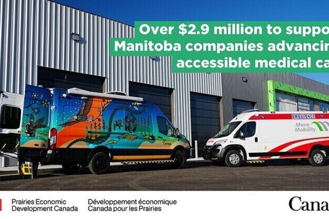 Government of Canada invests in Manitoba-built solutions to help local companies grow to meet healthcare needs