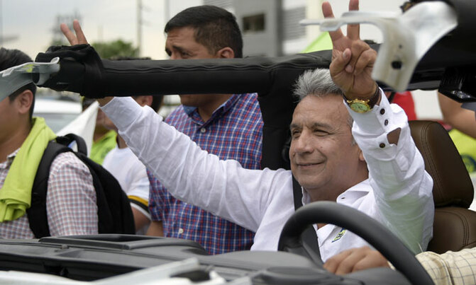 Ecuador to hold run-off in tense presidential vote Ecuador to hold run-off in tense presidential vote