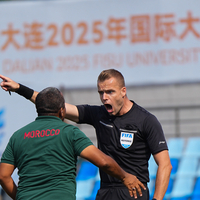 (SP)CHINA-DALIAN-FOOTBALL-FISU UNIVERSITY WORLD CUP-MEN'S BRONZE MEDAL MATCH (CN)
