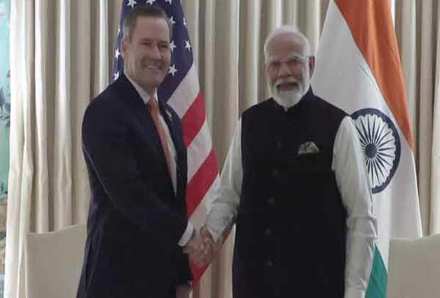 PM Modi holds bilateral meeting with US NSA Michael Waltz at Blair House