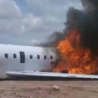 Congolese officials survive plane crash inferno 