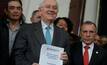  Colombia's finance minister Jose Antonio Ocampo files the tax reform bill
