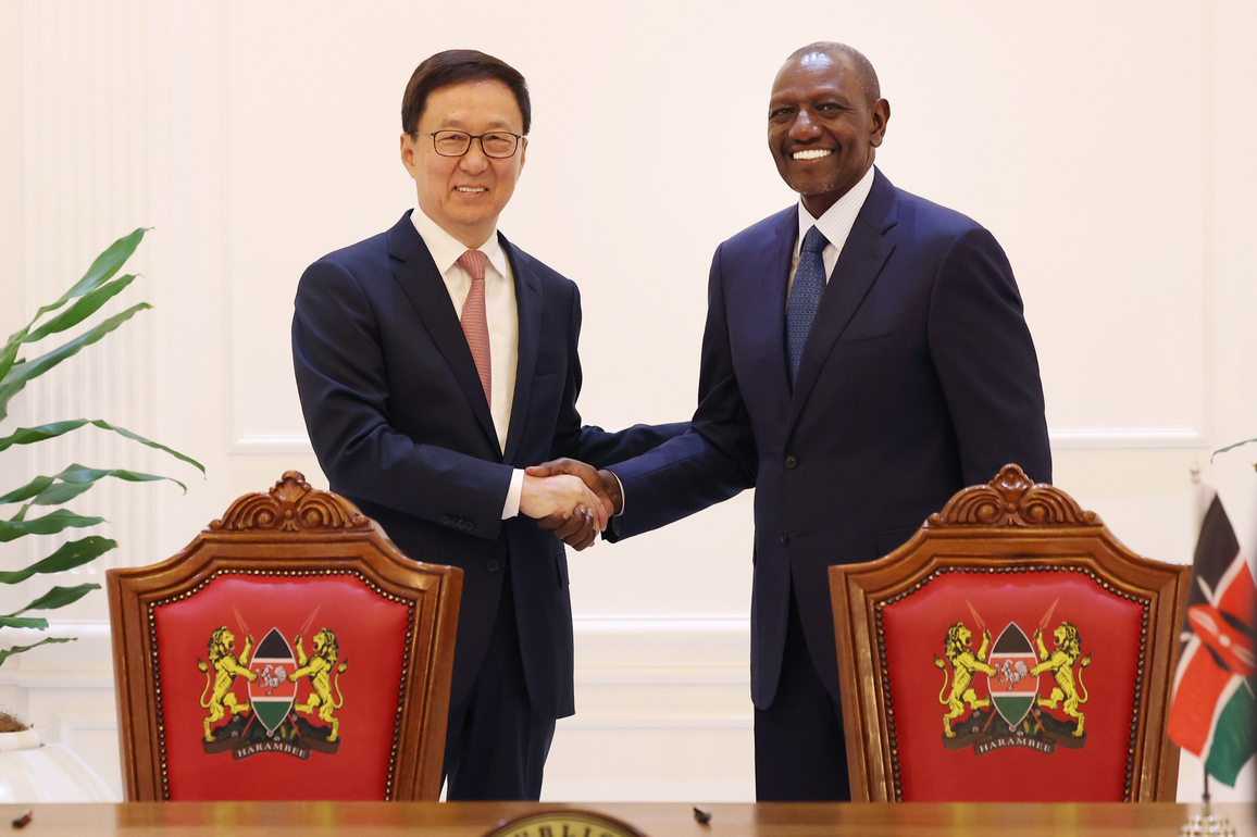 KENYA-NAIROBI-CHINA-HAN ZHENG-VISIT