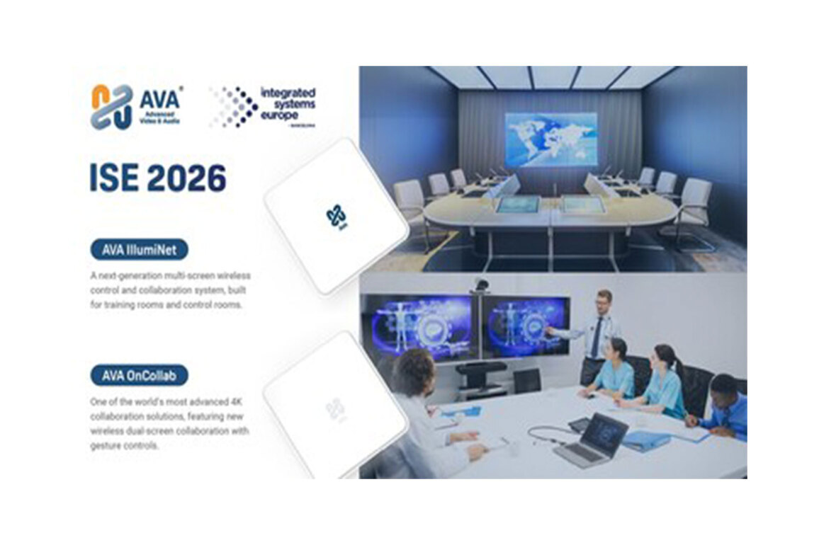 AVA to Showcase Next-Generation Multi-Screen Collaboration Solutions at ISE 2026, Expanding Global Partnerships Across Asia-Pacific