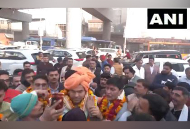 BJP's Parvesh Verma visits his native village Mundka after winning New Delhi seat