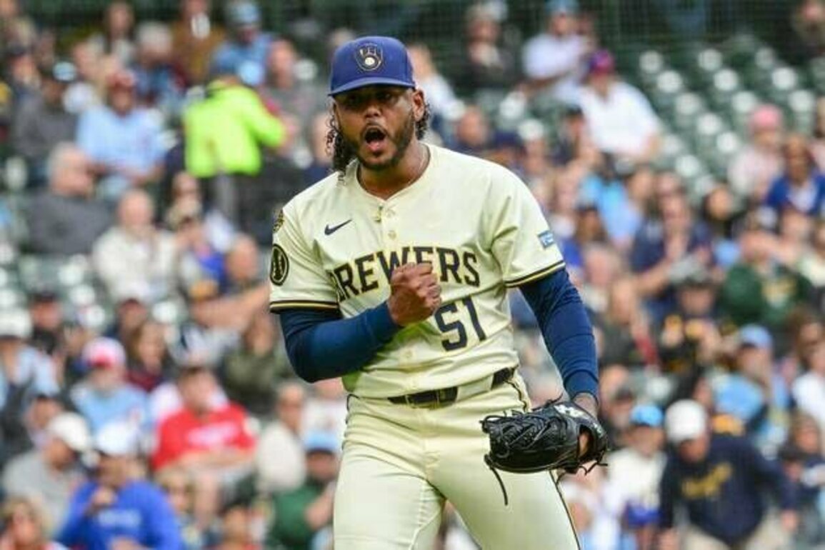 Freddy Peralta, Brewers look to build on best record against Angels