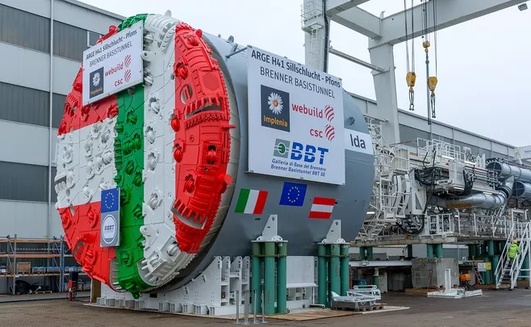 IDA is one of the two Herrenknecht TBMS to have broken through on Brenner Base Tunnel project 