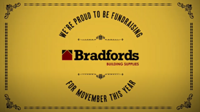 "Look after your bros this Movember, " says Bradfords