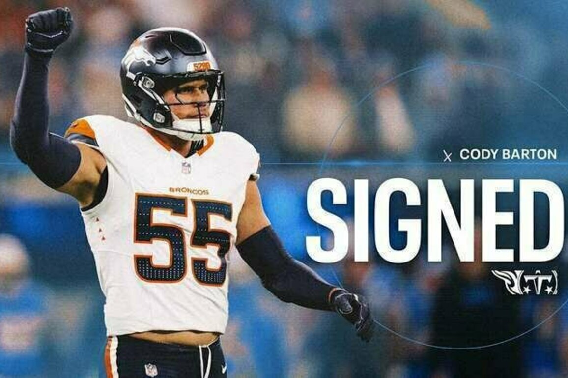 Titans Sign Former Broncos LB Cody Barton