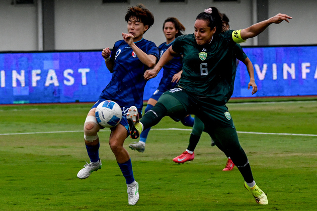 (SP)INDONESIA-TANGERANG-FOOTBALL-AFC WOMEN'S ASIAN CUP QUALIFIERS 2026-GROUP D-CHINESE TAIPEI VS PAKISTAN
