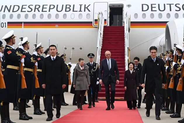 CHINA-BEIJING-GERMAN CHANCELLOR-VISIT-ARRIVAL (CN)