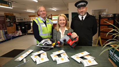 Travis Perkins supports battle against tool theft